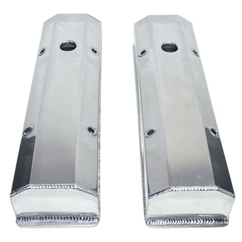 small block chevy fabricated aluminum valve covers|clear valve covers chevy 350.